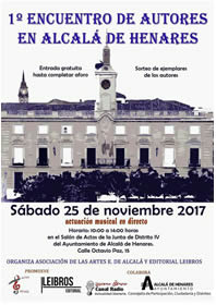 ¡V. Contreras asisitirá al I encuentro de escritores celebrado en Alcalá de Henares!